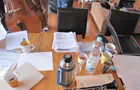 Answer SHEET MUSIC, CHAIR, BOTTLE, CUP, ROPE, THERMOS, LAPTOP, CLARINET