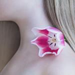 Responder cuello, tulipán