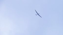 Answer glider, sky, wings, flying, altitude, turning