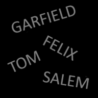 Dingbats GARFIELD TOM FELIX SALEM