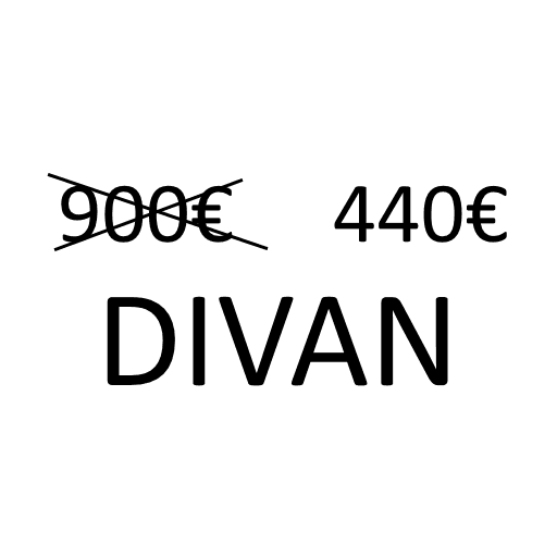 Entre les lignes 900€ DIVAN 440€