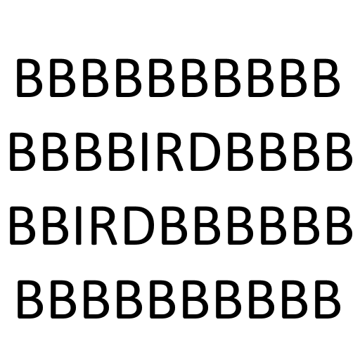 Dingbats BBBBBBBBIRDBBBBBIRDBB