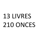 Entre les lignes 13 LIVRES 210 ONCES